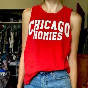 Chicago Homies Sporty Tank/Muscle Tee